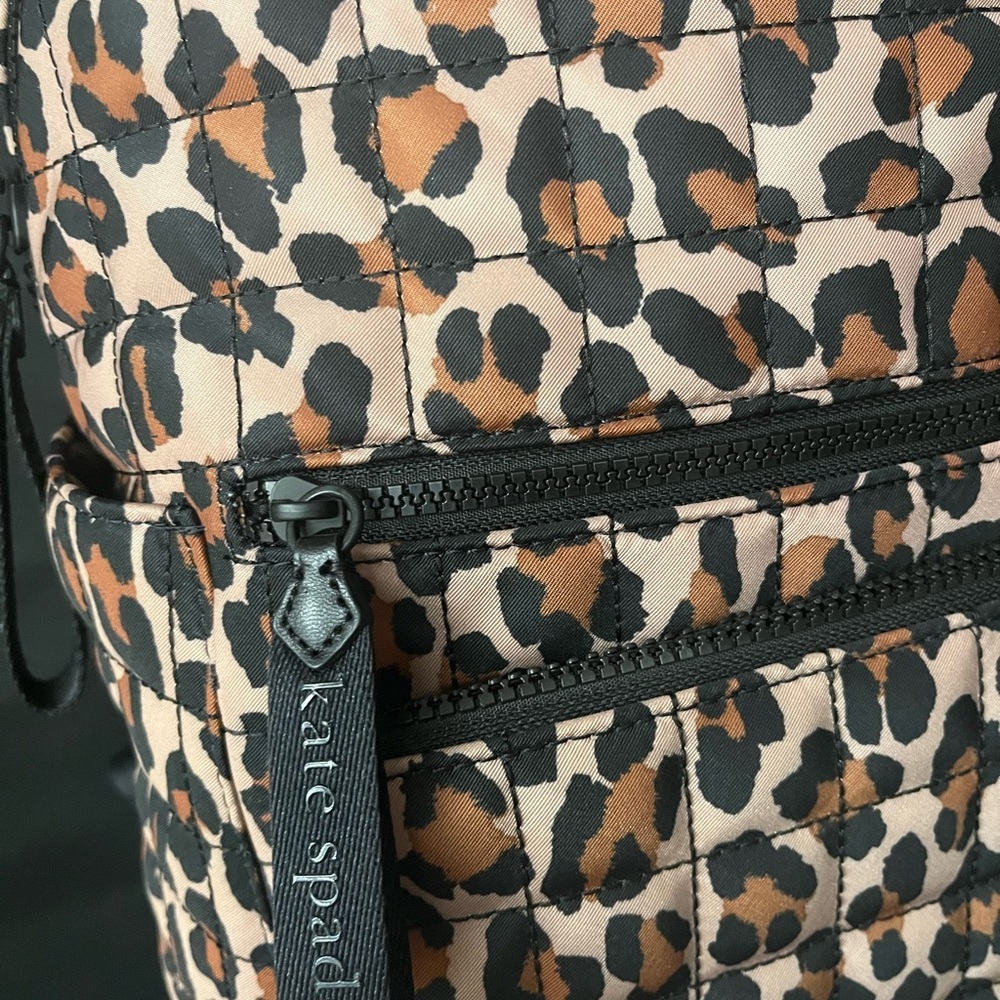 Kate Spade Spotted Leopard Backpack NWT - Picture 4 of 13